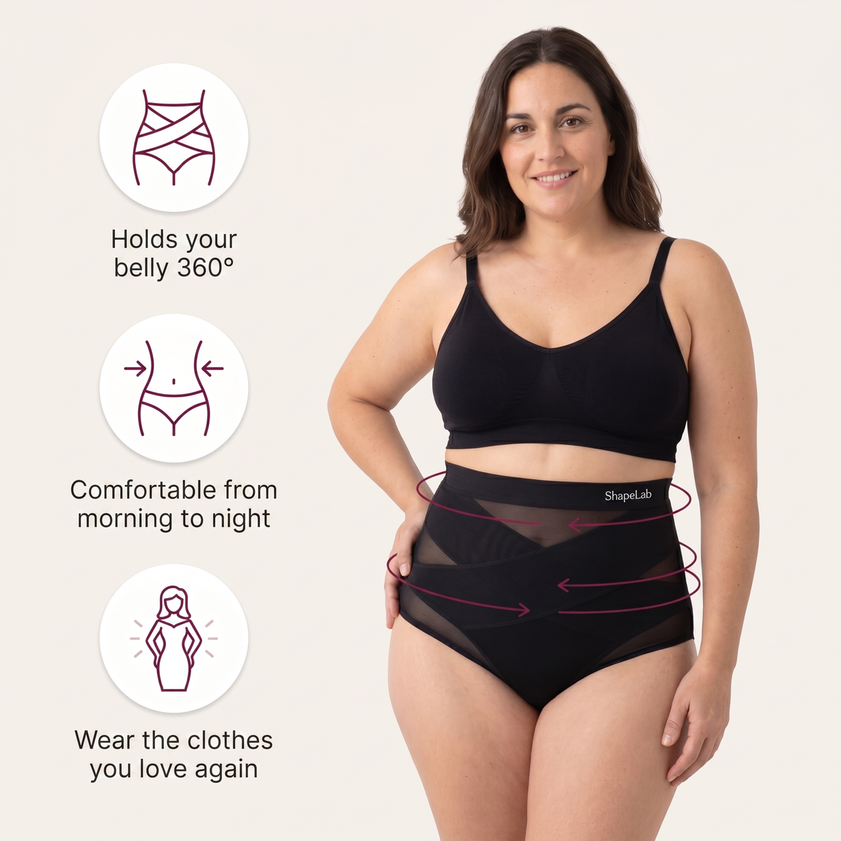 Seamless Sculpt Brief™ · Postpartum Support
